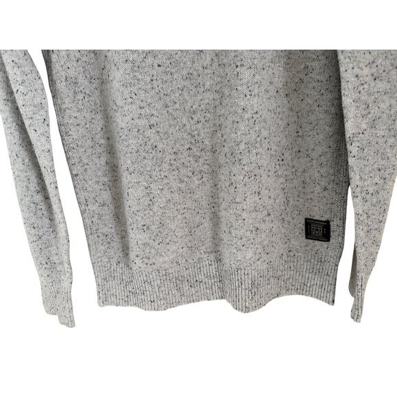 Scotch & Soda Mens Gray Speckled Knit Crewneck Sweater M Wool Blend Warm Casual - Picture 4 of 10
